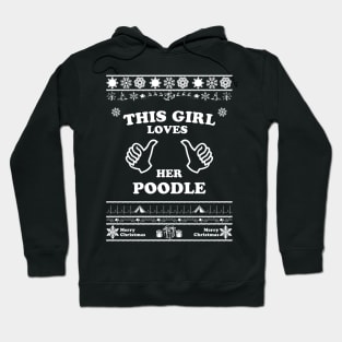 Merry Christmas POODLE Hoodie